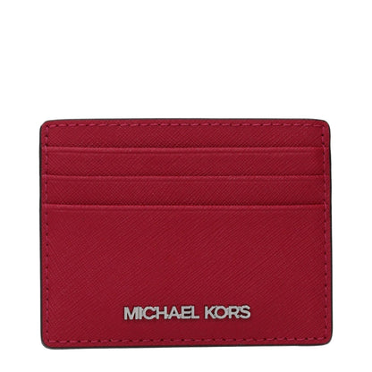 Michael Kors Red Leather Cardholder 1728,75667636384,Accessories,Cardholders - Wallets - Accessories,Michael Kors,New with tags,Red,Wallets - Accessories,Women
