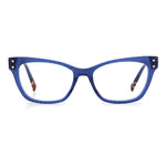 Missoni Blue Acetate Frames with sleek design, model MIS-0045-PJP, 52/17/145 mm dimensions for lens, bridge, and temple, women's eyewear