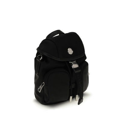 Moncler Black Calf Leather Bos Taurus Backpack Moncler