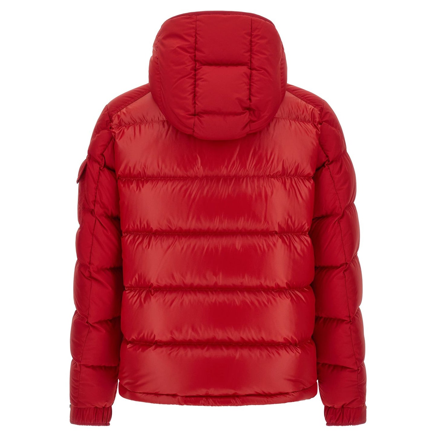 Moncler Red Polyester Full-Length Jacket