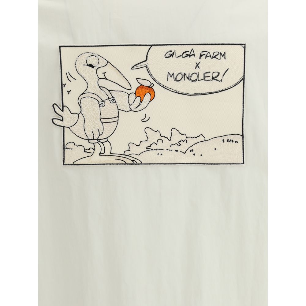 Moncler x Donald Glover White Cotton Coat