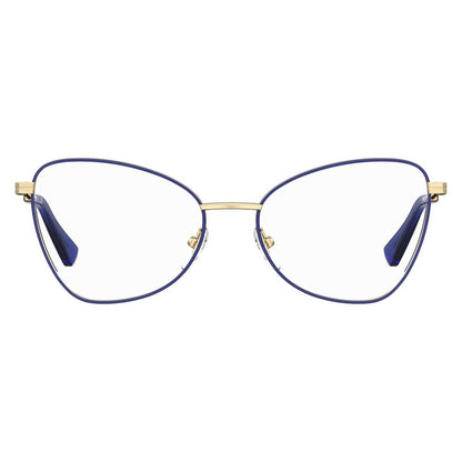 Moschino Blue Metal Glasses (Frames) Moschino