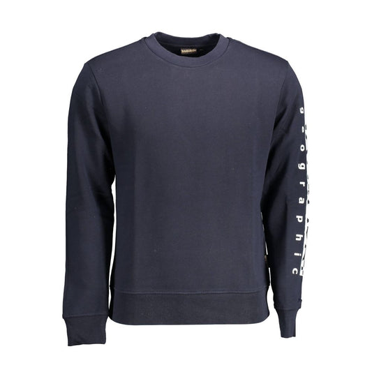 Napapijri Blue Cotton Men's Sweatshirt