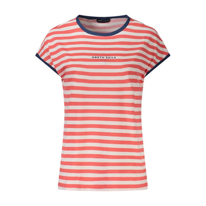 North Sails Red Cotton Women T-Shirt