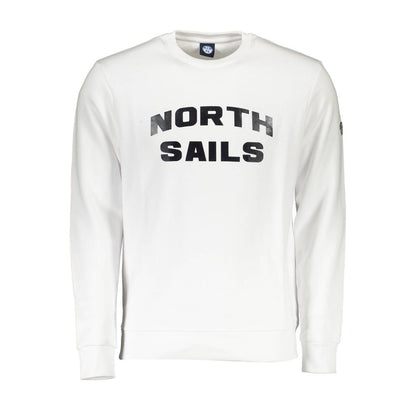 North Sails White Cotton Men's Sweater