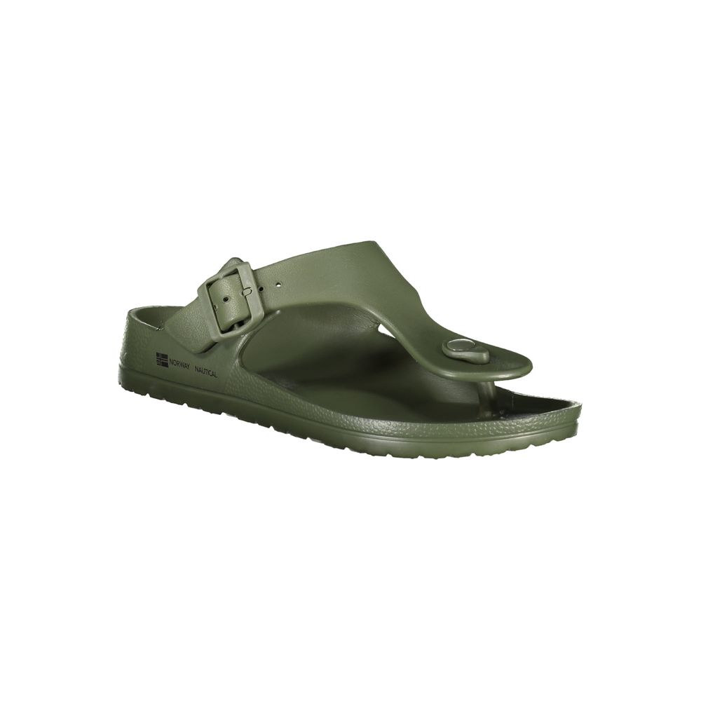 Norway 1963 Green Plastic Mens Sandal with adjustable buckle for modern style and comfort