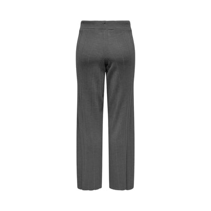 Only Gray Marabou Casual Pants