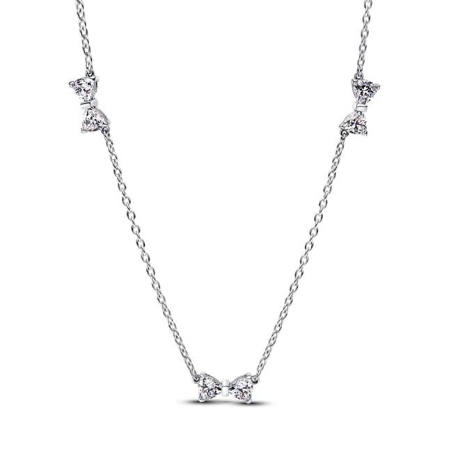 PANDORA Mod. SPARKLING PAVÉ BAR COLLIER NECKLACE