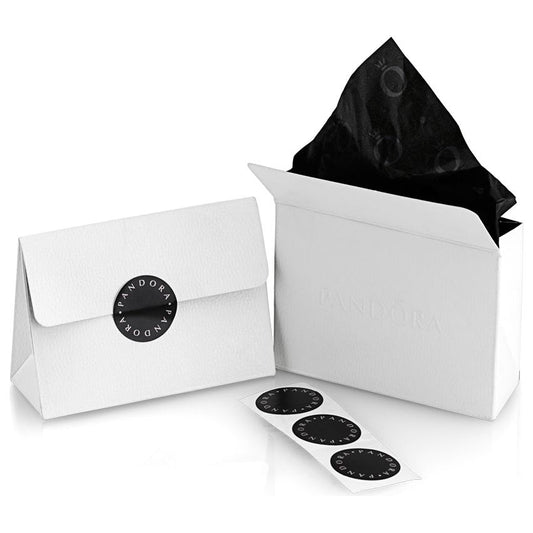PANDORA JEWELS Mod. SILVER STUD EARRING WITH CUBIC ZIRCONIA Earrings