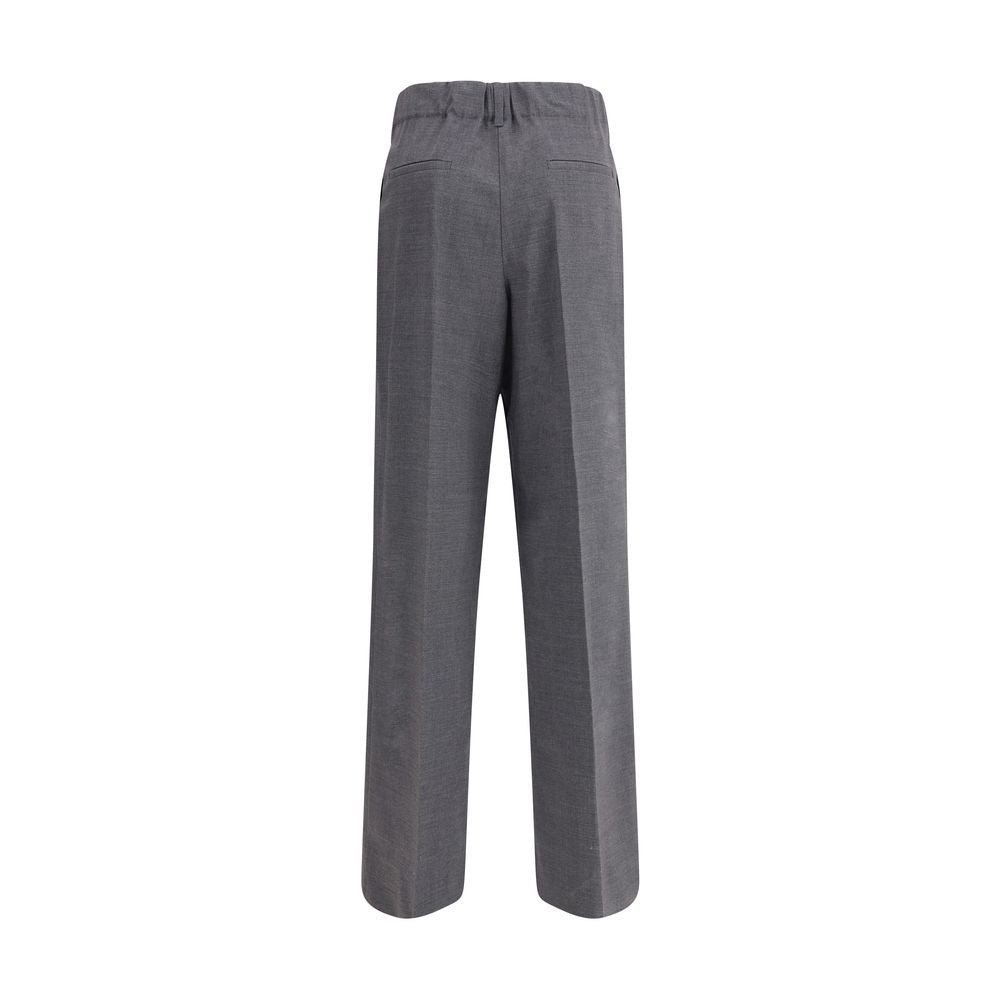 P.A.R.O.S.H. Gray Elastane Casual Pants P.A.R.O.S.H.