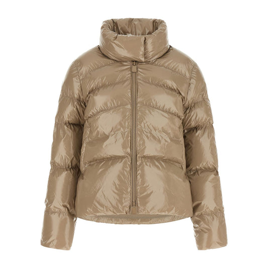 PINKO Beige Polyamide Full-Length Jacket