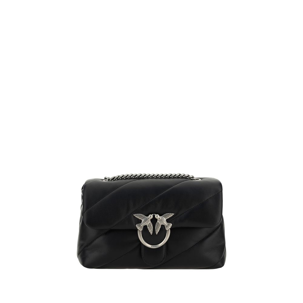 Front view with bag zipped and handles upright.