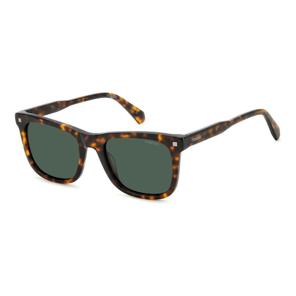 Tortoise shell sunglasses POLAROID MOD. PLD 4167_S_X made from acetate for unisex wear.