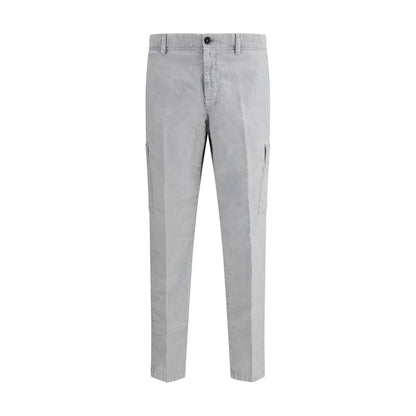 PT Torino Gray Cotton Cargo Pants