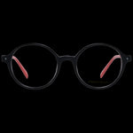 PUCCI MOD. EP5118 50005 lady's eyewear in black with red accents, featuring stylish round glasses design.