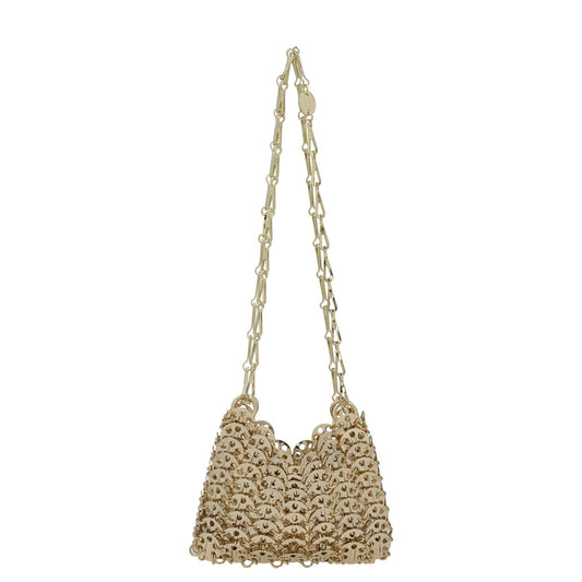 Paco Rabanne Gold Brass Shoulder Bag