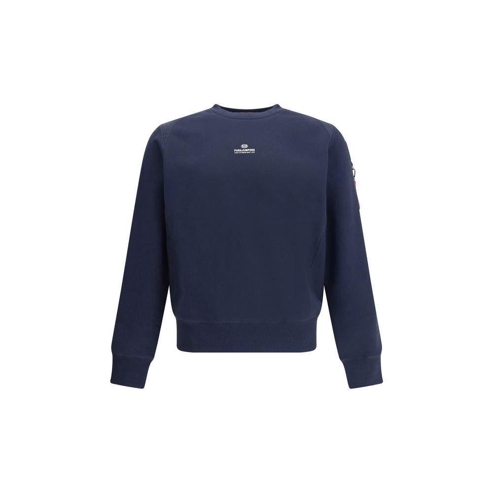 Parajumpers Blue Cotton Sweatshirt