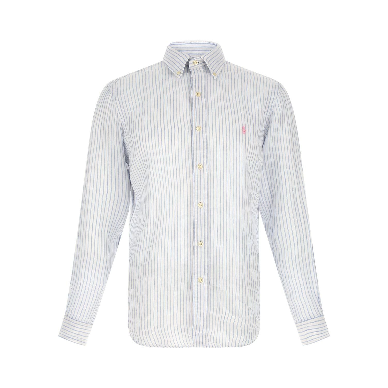 Polo Ralph Lauren Blue Linen Blouse