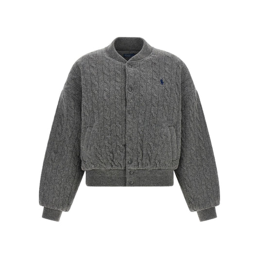 Polo Ralph Lauren Gray Wool Bomber