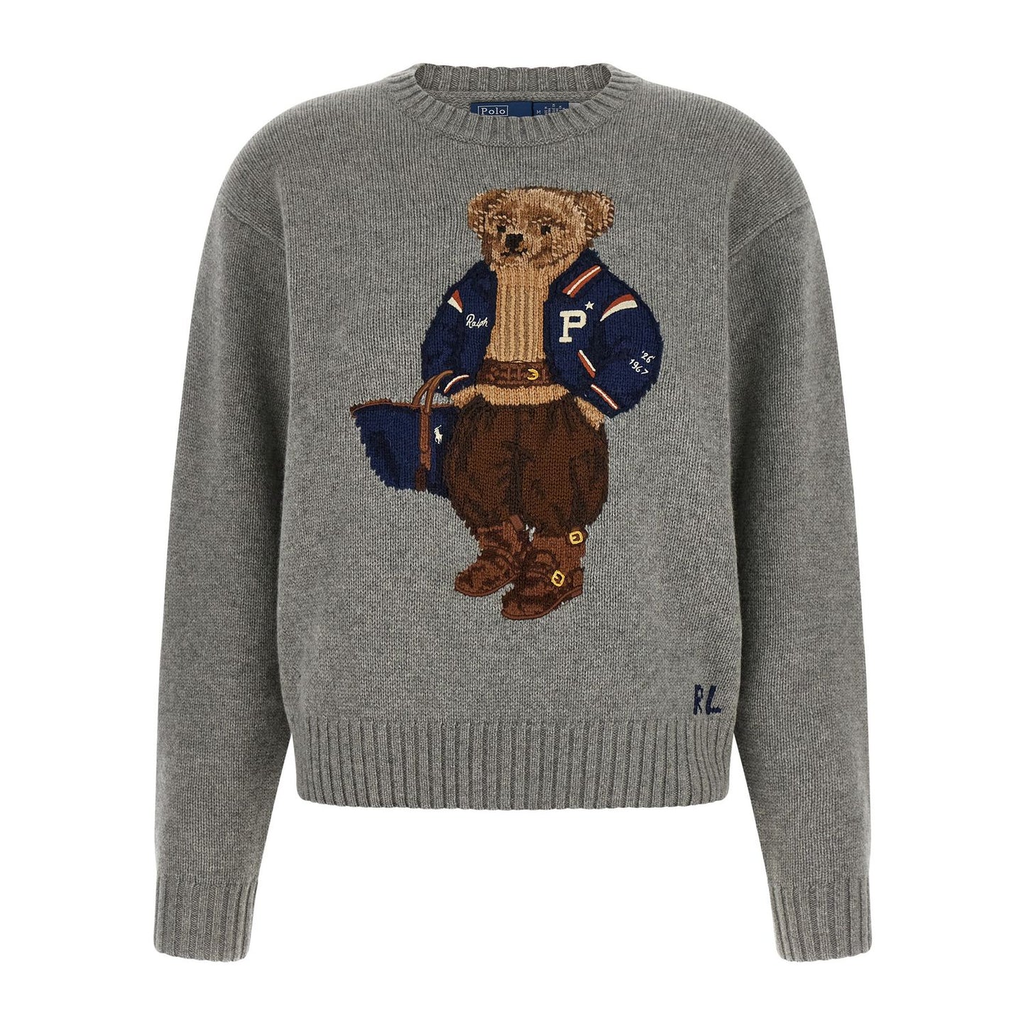 Polo Ralph Lauren Gray Wool Cardigan