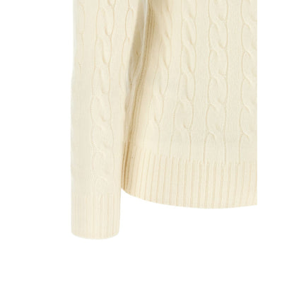 Polo Ralph Lauren White Wool Cardigan