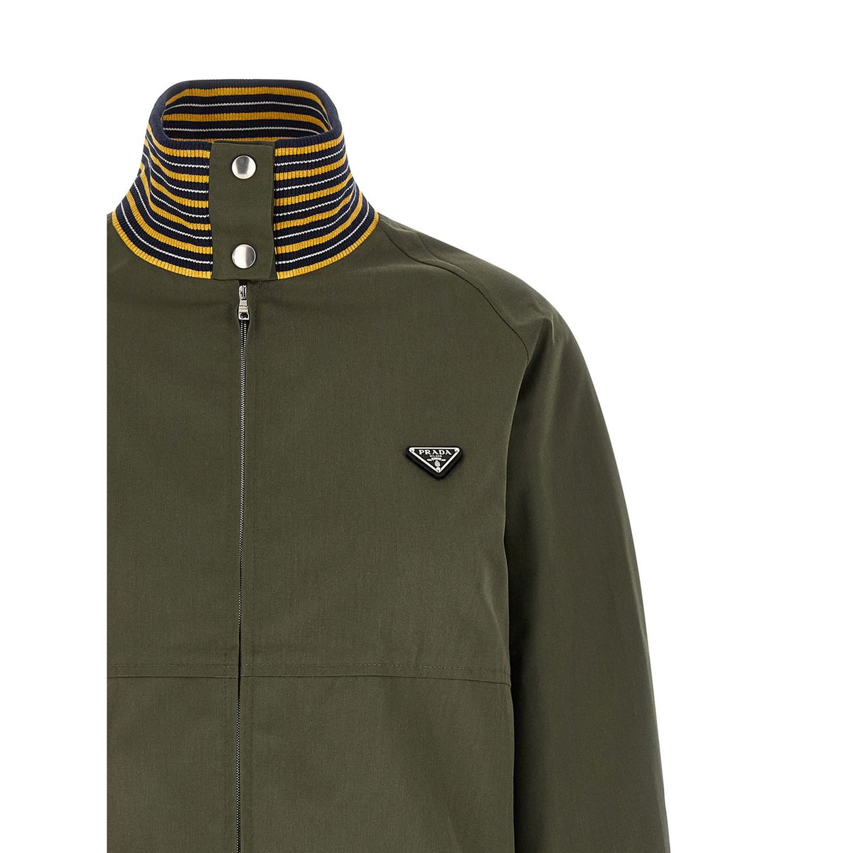 Prada Bicolor Polyester Bomber