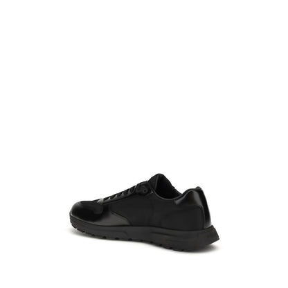 Prada Black Recycled Polyamide Athletic Sneakers Prada