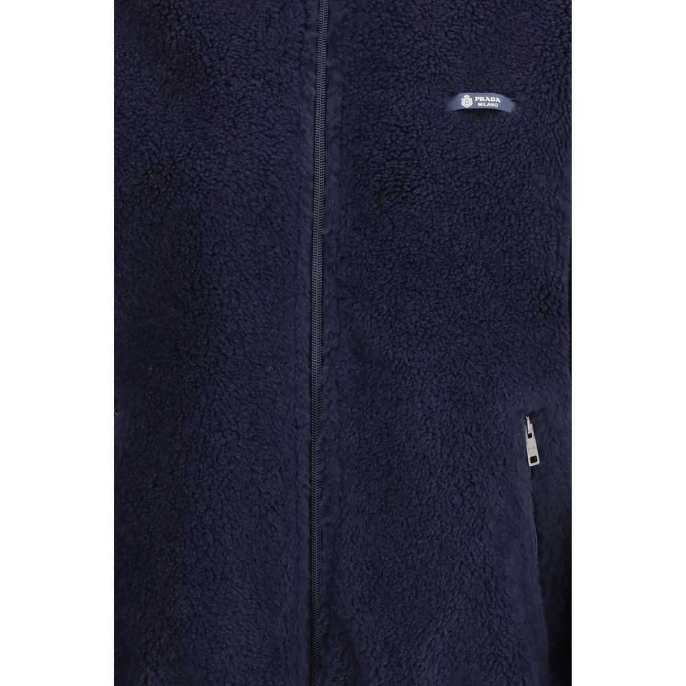 Prada Blue Polyamide Full-Length Jacket