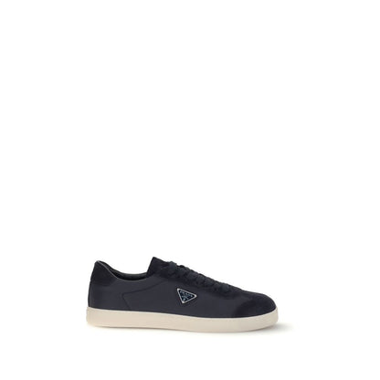 Prada Blue Polyamide Low Top Sneakers Prada