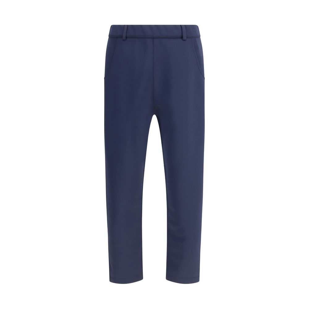 Prada Blue Polyester Casual Pants Prada