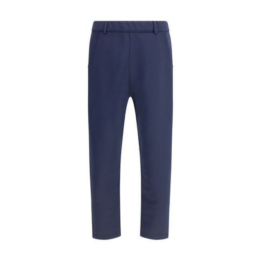 Prada Blue Polyester Casual Pants Prada
