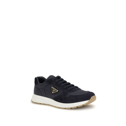 Prada Blue Recycled Polyamide Athletic Sneakers Prada