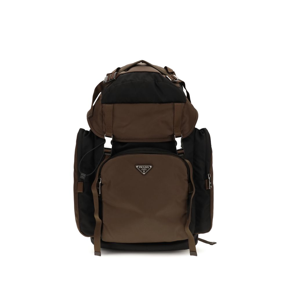 Prada Brown The Re-Nylon Backpack