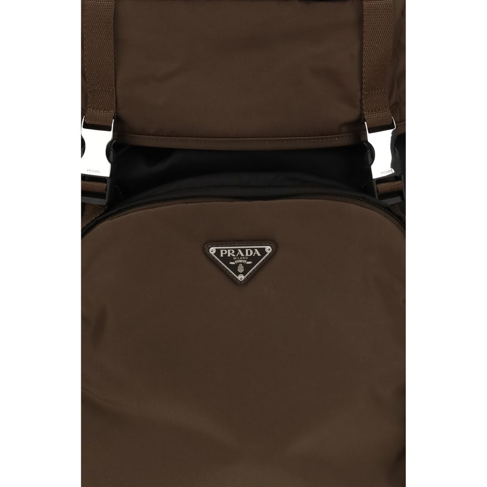 Prada Brown The Re-Nylon Backpack