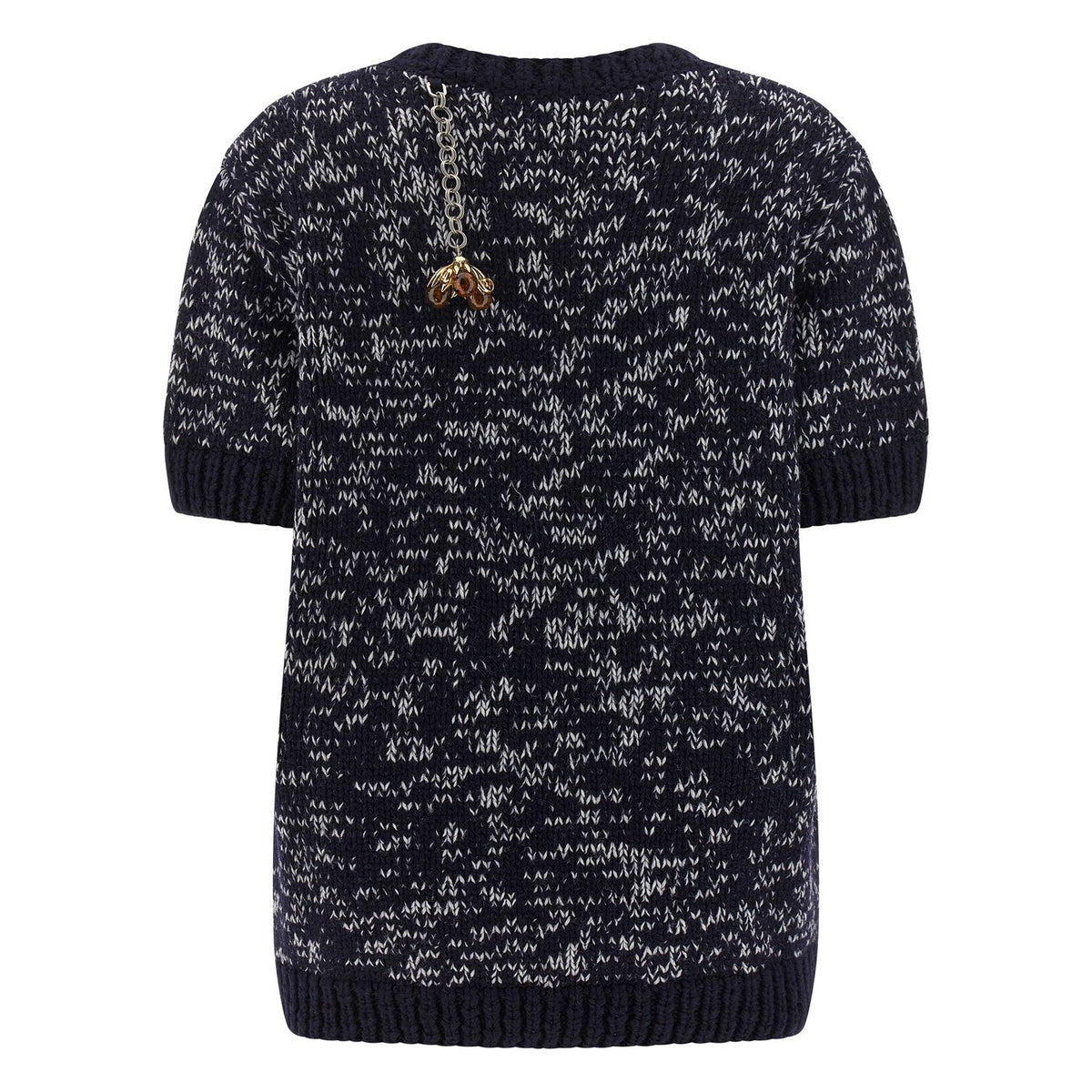 Prada Multicolor Virgin Wool Cardigan