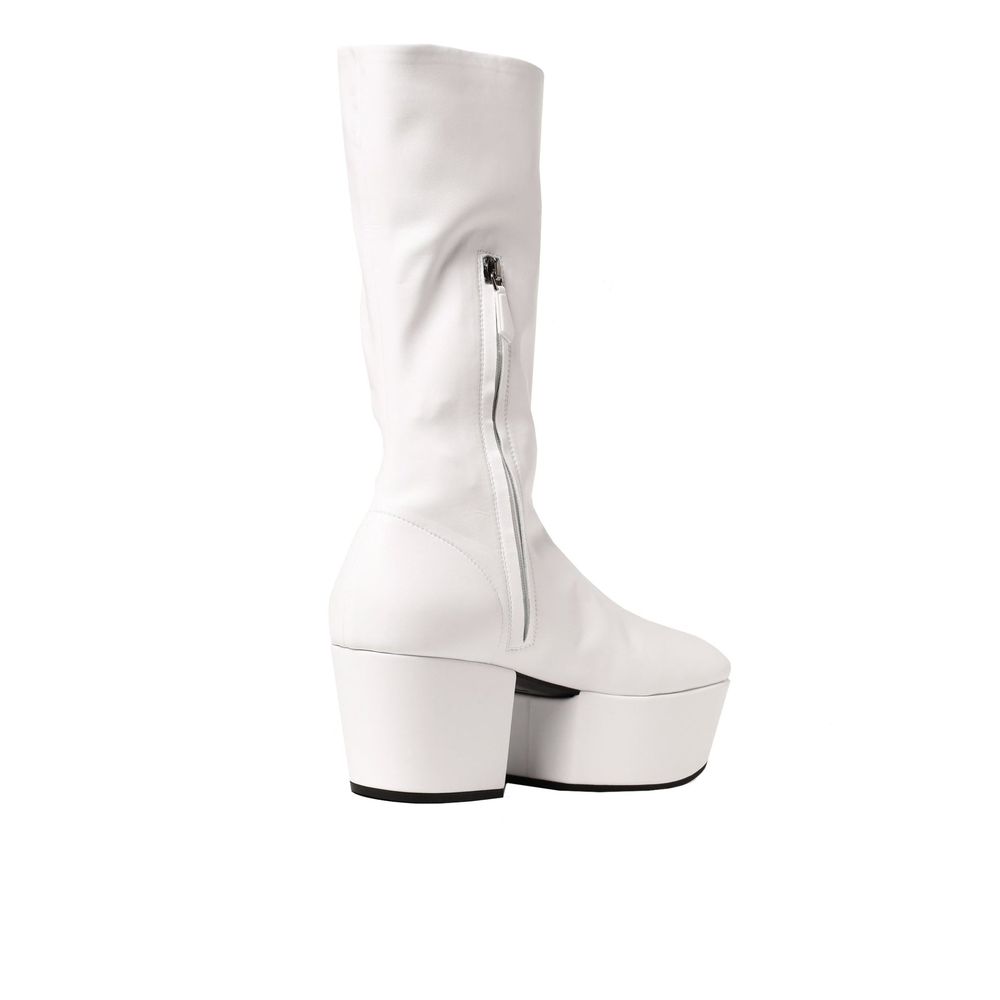 Prada White Polyethylene Boots1728,75611013280,Boots - Shoes,EU37.5/US7.5,New with tags,Prada,Shoes,White,Women