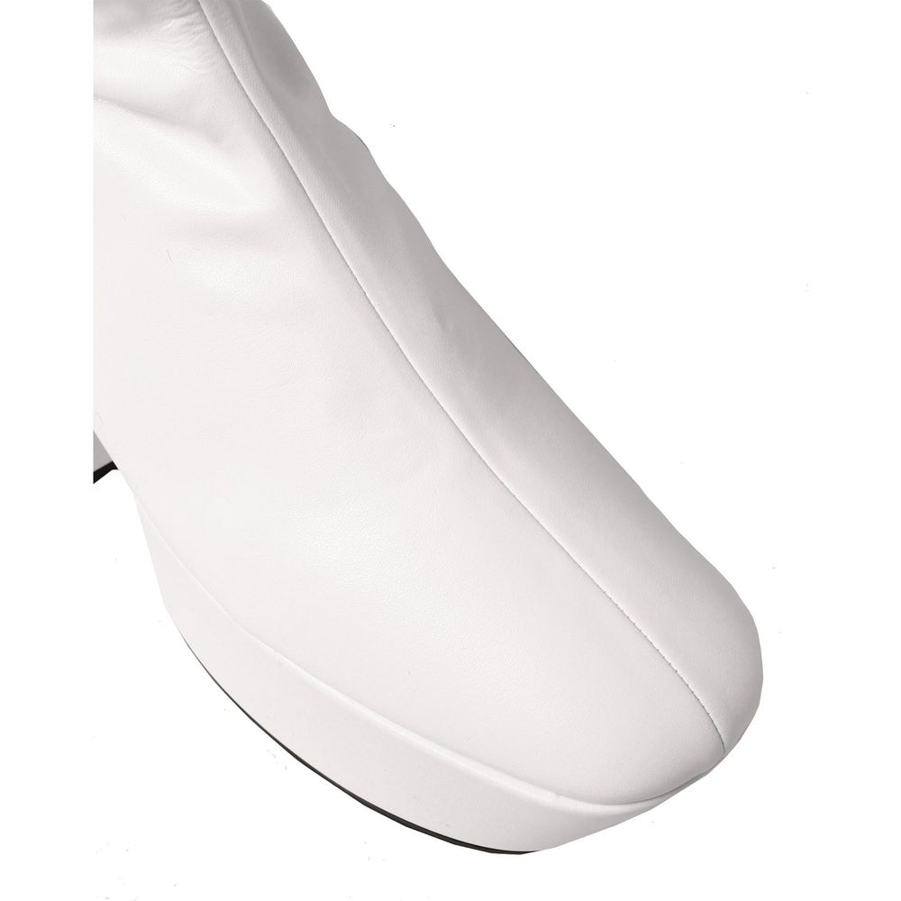Prada White Polyethylene Boots1728,75611013280,Boots - Shoes,EU37.5/US7.5,New with tags,Prada,Shoes,White,Women