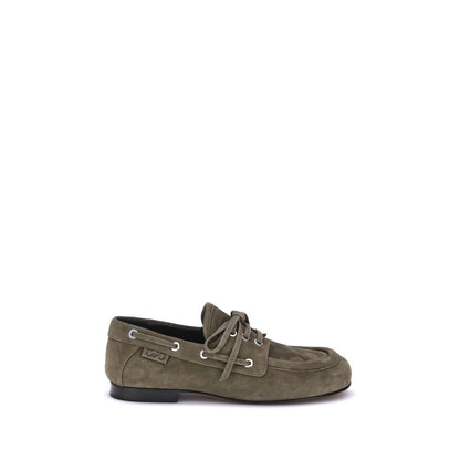 Proenza Schouler Beige Goatskin Slip-On Loafers