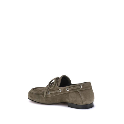 Proenza Schouler Beige Goatskin Slip-On Loafers