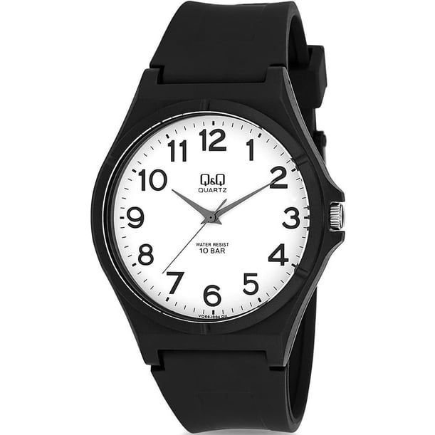Q&Q FASHION Mod. VQ66J004Y unisex wristwatch with plastic case and strap, 40mm quartz movement, water resistant to 10 ATM.