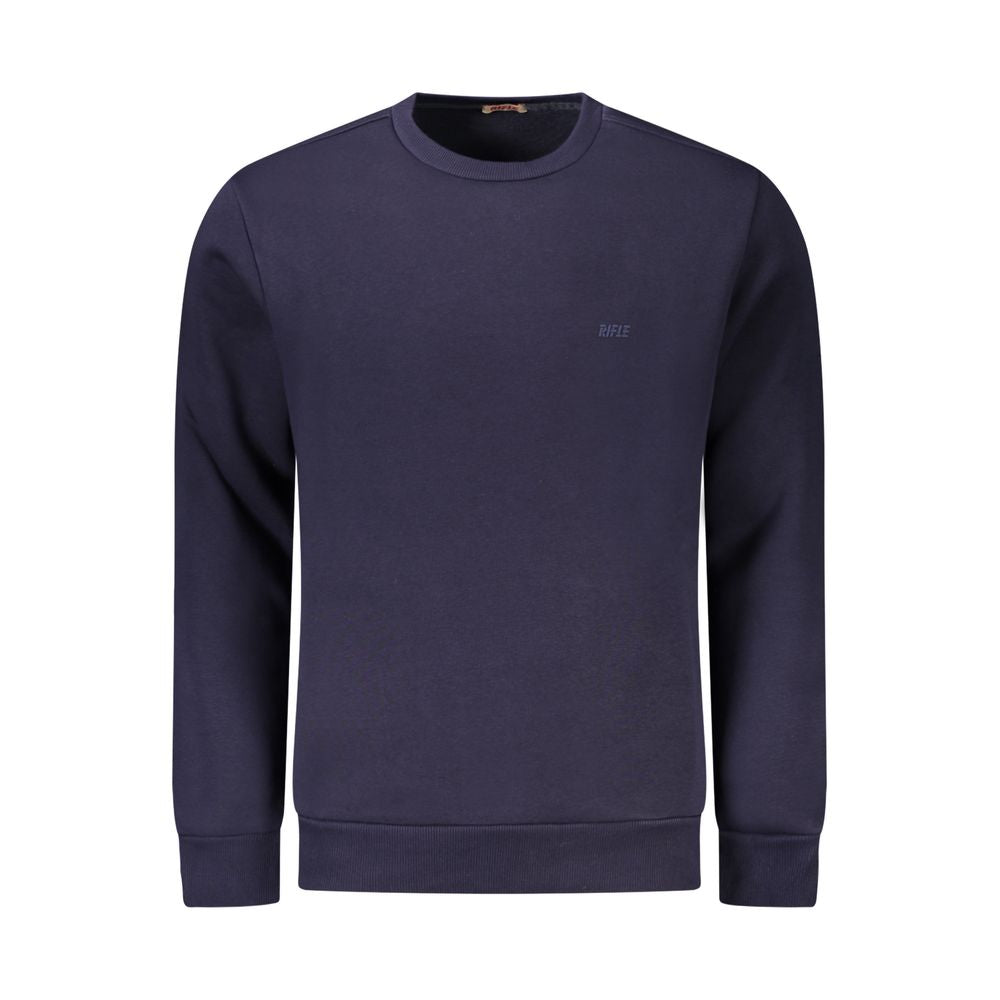 Rifle Blue Cotton Men Sweater Rifle