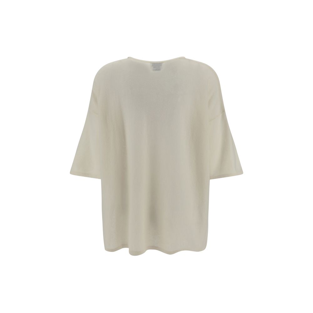 SA SU PHI White Cashmere T-Shirt