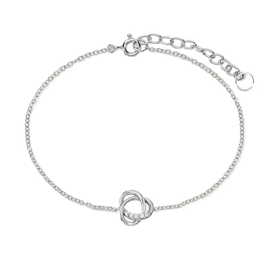 STROILI Mod. 1628546 silver bracelet with interlocking circle design