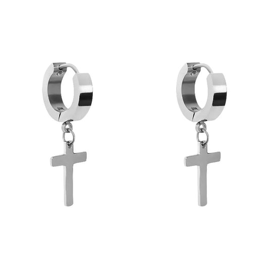 STROILI Mod. 1666492 silver earrings with cross pendants