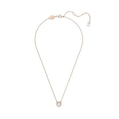 SWAROVSKI JEWELS JEWELRY Mod. 5636272 elegant necklace with delicate pendant on a white background.