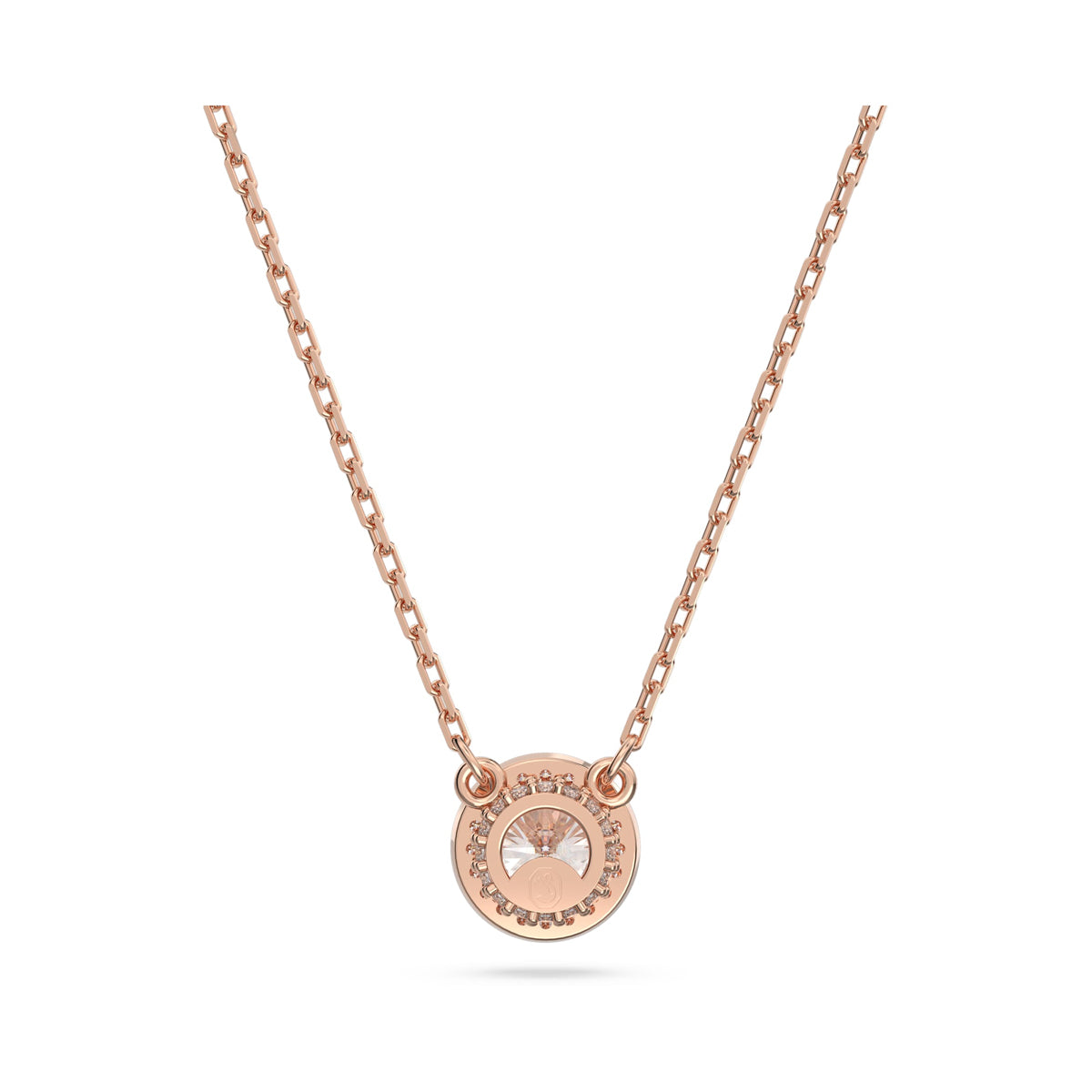 SWAROVSKI JEWELS JEWELRY Mod. 5636272 rose gold necklace with crystal pendant