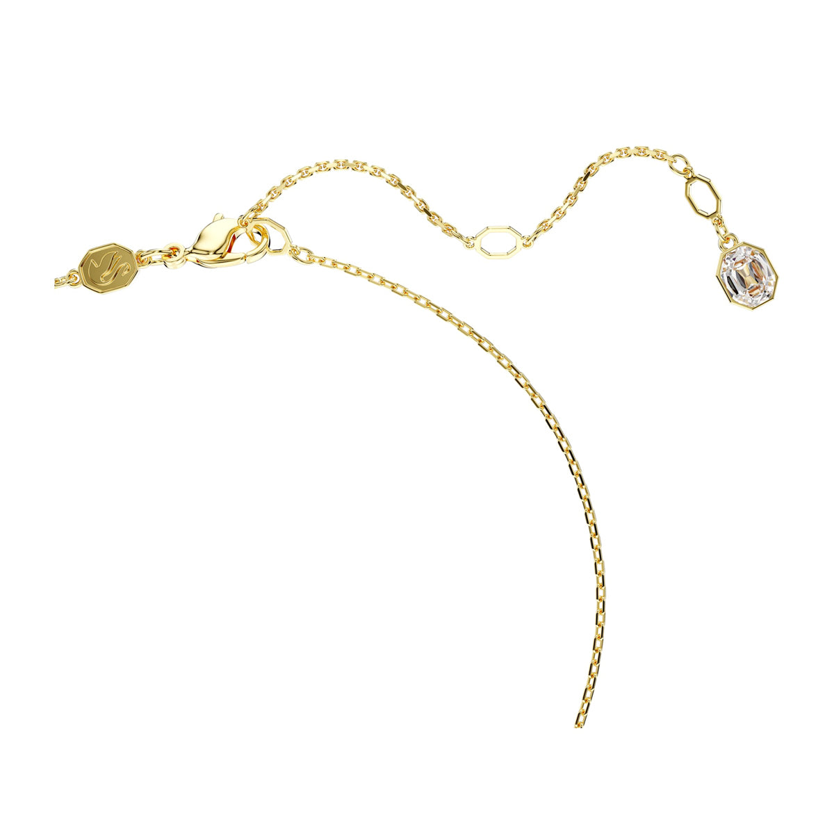 Gold chain from SWAROVSKI JEWELS JEWELRY Mod. 5692178 adorned with a crystal pendant.
