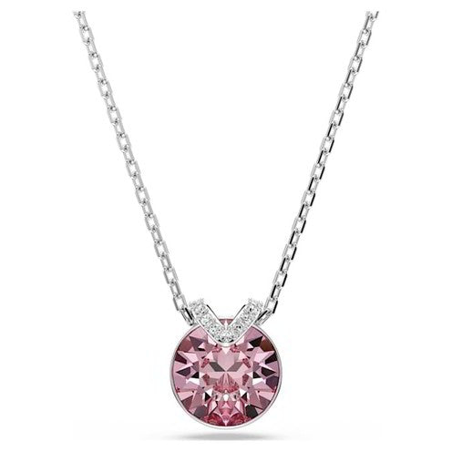 SWAROVSKI JEWELS JEWELRY Mod. 5734230 pink crystal pendant necklace