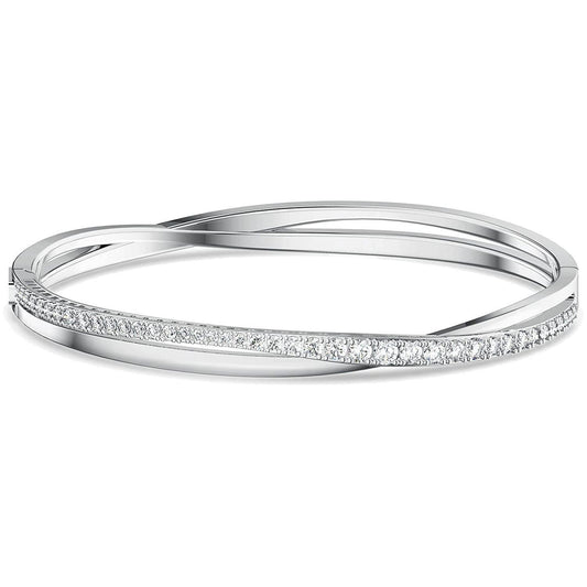 Elegant silver bracelet with crystals, perfect for ladies. From SWAROVSKI Mod. 5572725 collection, crafted from silver 925°. Stylish and durable.