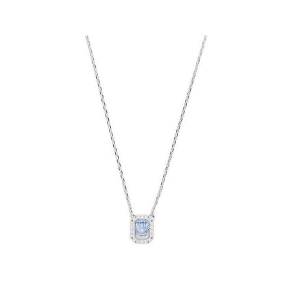 SWAROVSKI Mod. 5614926 silver necklace for ladies with quartz analog movement and 38mm mineral case, featuring a calendar function.